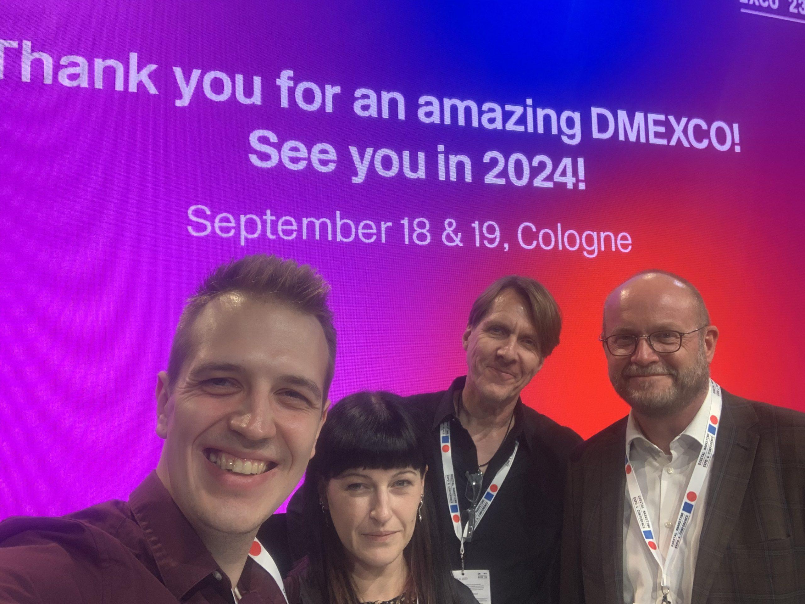 Das Team von pr://ip bei der DMEXCO 2023