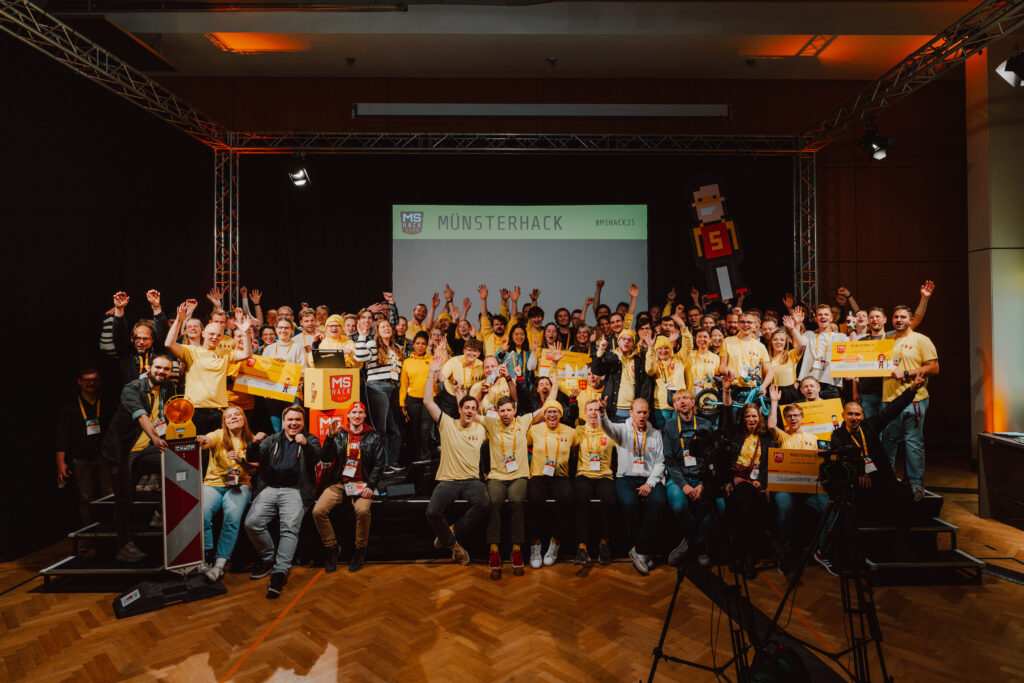 Hackathon Münster 2025: Die Teilnehmer:innen (c)Franca Porsch